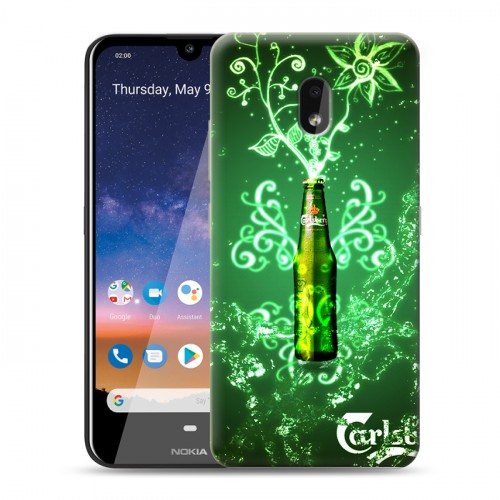 Дизайнерский пластиковый чехол для Nokia 2.2 Carlsberg