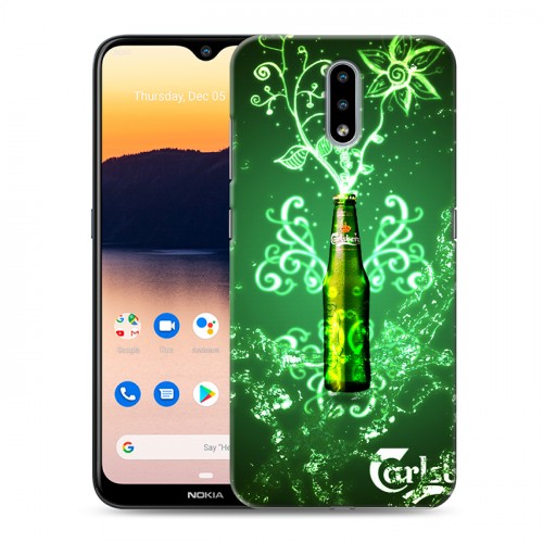 Дизайнерский пластиковый чехол для Nokia 2.3 Carlsberg