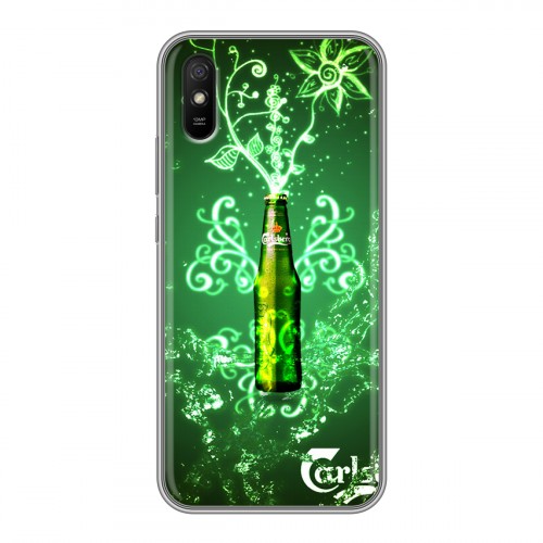 Дизайнерский силиконовый чехол для Xiaomi RedMi 9A Carlsberg