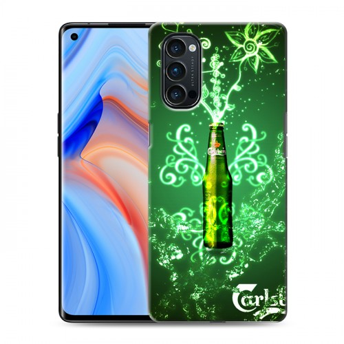 Дизайнерский пластиковый чехол для OPPO Reno4 Pro Carlsberg