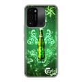 Дизайнерский силиконовый с усиленными углами чехол для Tecno Spark Go 2022 Carlsberg