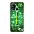 Дизайнерский силиконовый чехол для Itel A49 Carlsberg