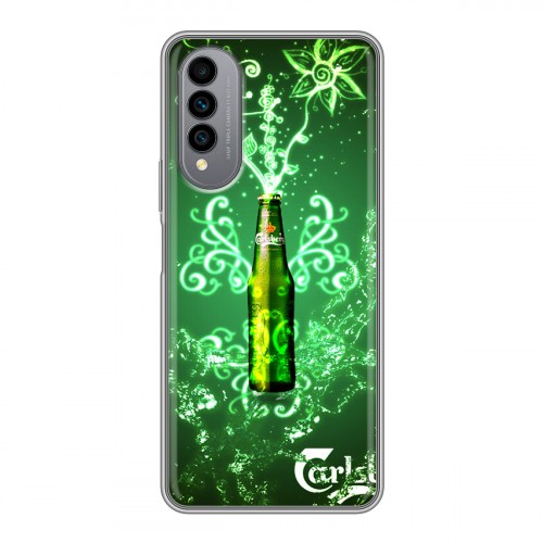 Дизайнерский силиконовый чехол для Wiko T50 Carlsberg