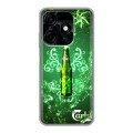 Дизайнерский силиконовый чехол для Tecno Spark 10C Carlsberg