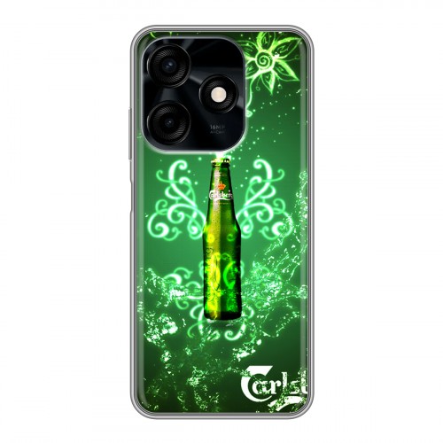 Дизайнерский силиконовый чехол для Tecno Spark 10C Carlsberg