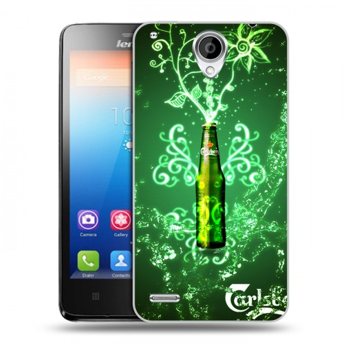 Дизайнерский пластиковый чехол для Lenovo S890 Carlsberg