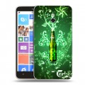 Дизайнерский пластиковый чехол для Nokia Lumia 1320 Carlsberg