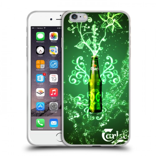 Дизайнерский силиконовый чехол для Iphone 6 Plus/6s Plus Carlsberg