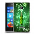 Дизайнерский пластиковый чехол для Microsoft Lumia 435 Carlsberg