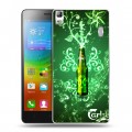 Дизайнерский пластиковый чехол для Lenovo A7000 Carlsberg