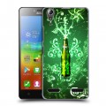 Дизайнерский пластиковый чехол для Lenovo A6000 Carlsberg