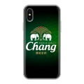 Дизайнерский силиконовый чехол для Iphone x10 Chang