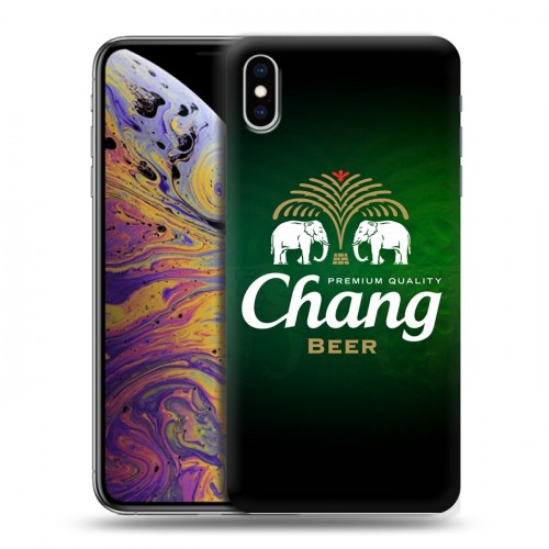 Дизайнерский силиконовый чехол для Iphone Xs Max Chang