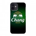 Дизайнерский силиконовый с усиленными углами чехол для Iphone 12 Mini Chang