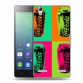 Дизайнерский силиконовый чехол для Lenovo A6010 Coca-cola