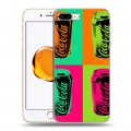 Дизайнерский силиконовый чехол для Iphone 7 Plus / 8 Plus Coca-cola