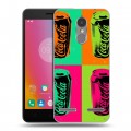 Дизайнерский пластиковый чехол для Lenovo K6 Coca-cola