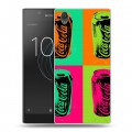 Дизайнерский пластиковый чехол для Sony Xperia L1 Coca-cola