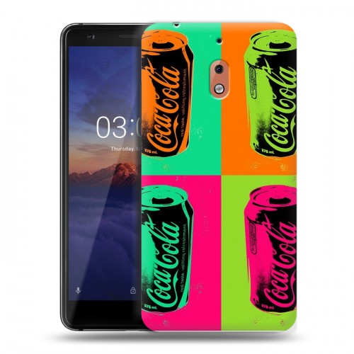 Дизайнерский пластиковый чехол для Nokia 2.1 Coca-cola