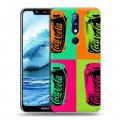 Дизайнерский силиконовый чехол для Nokia 5.1 Plus Coca-cola