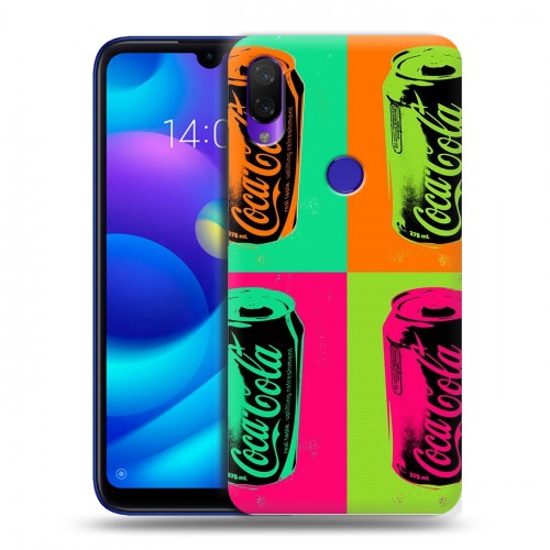 Дизайнерский пластиковый чехол для Xiaomi Mi Play Coca-cola