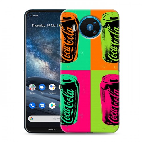 Дизайнерский силиконовый чехол для Nokia 8.3 Coca-cola