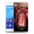 Дизайнерский пластиковый чехол для Sony Xperia Z3+ Coca-cola