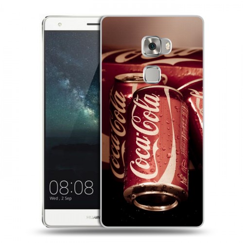 Дизайнерский пластиковый чехол для Huawei Mate S Coca-cola