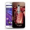 Дизайнерский пластиковый чехол для Lenovo Moto G Coca-cola