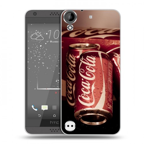 Дизайнерский пластиковый чехол для HTC Desire 530 Coca-cola