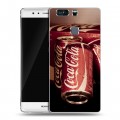 Дизайнерский пластиковый чехол для Huawei P9 Plus Coca-cola