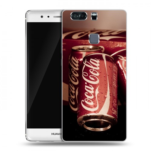 Дизайнерский пластиковый чехол для Huawei P9 Plus Coca-cola