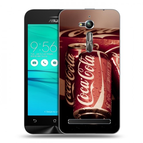 Дизайнерский пластиковый чехол для ASUS ZenFone Go ZB500KL Coca-cola