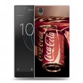 Дизайнерский пластиковый чехол для Sony Xperia L1 Coca-cola