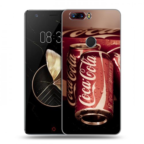 Дизайнерский пластиковый чехол для ZTE Nubia Z17 Coca-cola