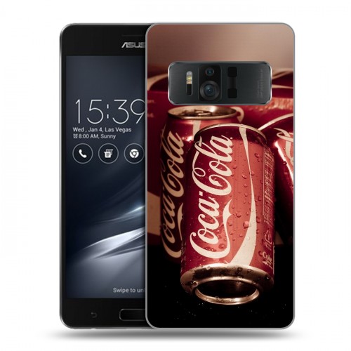 Дизайнерский силиконовый чехол для ASUS ZenFone AR Coca-cola