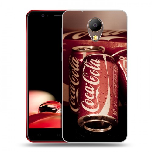 Дизайнерский пластиковый чехол для Elephone P8 Coca-cola