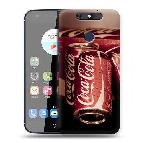 Дизайнерский силиконовый чехол для ZTE Blade V8C Coca-cola