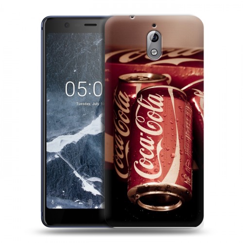 Дизайнерский силиконовый чехол для Nokia 3.1 Coca-cola