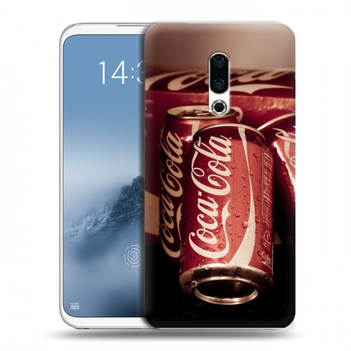 Дизайнерский силиконовый чехол для Meizu 16th Plus Coca-cola