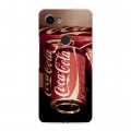 Дизайнерский пластиковый чехол для Google Pixel 3a Coca-cola