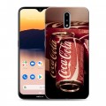 Дизайнерский силиконовый чехол для Nokia 2.3 Coca-cola