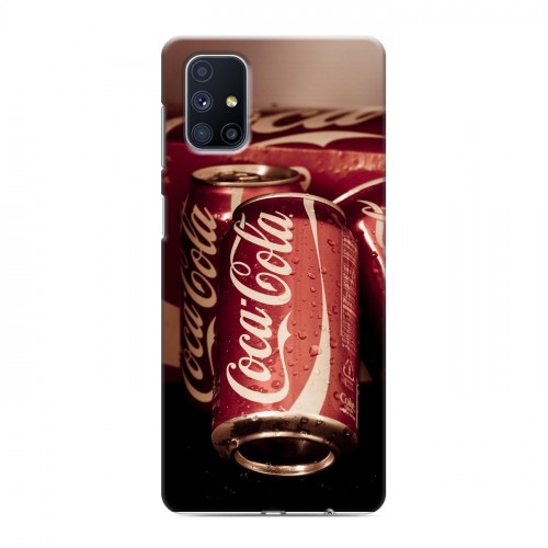 Дизайнерский пластиковый чехол для Samsung Galaxy M51 Coca-cola