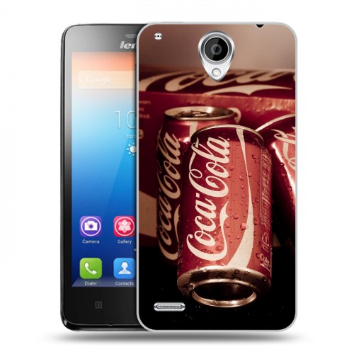 Дизайнерский пластиковый чехол для Lenovo S890 Coca-cola