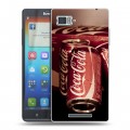 Дизайнерский пластиковый чехол для Lenovo Vibe Z Coca-cola