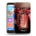 Дизайнерский пластиковый чехол для Nokia Lumia 1320 Coca-cola