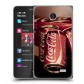 Дизайнерский пластиковый чехол для Nokia X Coca-cola