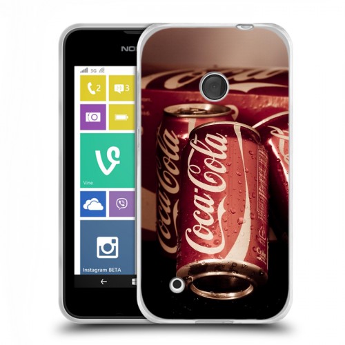 Дизайнерский пластиковый чехол для Nokia Lumia 530 Coca-cola