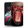 Дизайнерский пластиковый чехол для Alcatel One Touch Idol 3 (5.5) Coca-cola