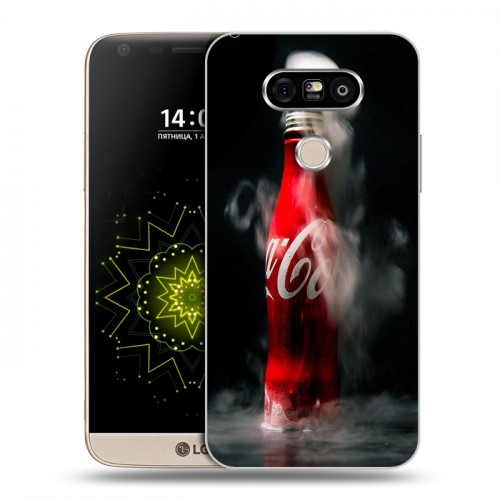 Дизайнерский пластиковый чехол для LG G5 Coca-cola